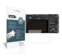 dipos I 2X Protection ecrán Compatible avec Sony Alpha 6100 Verre Souple Film Protecteur 9H