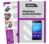 dipos I 2X Protection ecrán Compatible avec Sony Xperia M5 Films de Protection d'écran Transparent