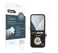 dipos I 2x Protection ecrán compatible avec TC Electronic POLYTUNE 3 Noir Verre souple Film Protecteur 9H