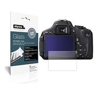 dipos I 2X Protection ecrán Mat Compatible avec Canon EOS 750D Verre Souple Film Protecteur 9H