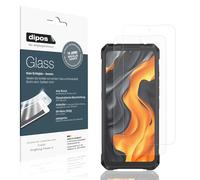 dipos I 2x Protection ecrán mat compatible avec Cubot KingKong Power 5 Verre souple Film Protecteur 9H
