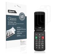 dipos I 2x Protection ecrán mat compatible avec Gigaset GL595 Verre souple Film Protecteur 9H