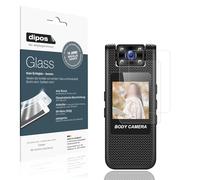 dipos I 2x Protection ecrán mat compatible avec Glewi 4K Action-Kamera Verre souple Film Protecteur 9H