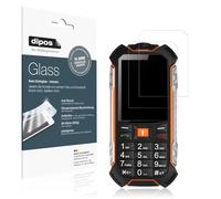 dipos I 2x Protection ecrán mat compatible avec Hammer Boost 2 LTE Verre souple Film Protecteur 9H