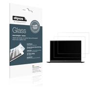 dipos I 2x Protection ecrán mat compatible avec LG gram Pro 16 2025 Verre souple Film Protecteur 9H