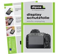 dipos I 2X Protection ecrán Mat Compatible avec Nikon D 5600 Films de Protection d'écran