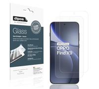 dipos I 2x Protection ecrán mat compatible avec Oppo Find X9 5G Verre souple Film Protecteur 9H