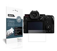 dipos I 2X Protection ecrán Mat Compatible avec Panasonic Lumix DC-S5 Verre Souple Film Protecteur 9H