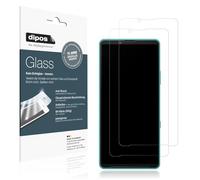 dipos I 2x Protection ecrán mat compatible avec Sony Xperia 10 VII Verre souple Film Protecteur 9H