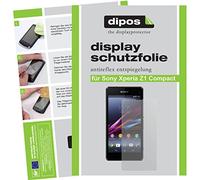 dipos I 2X Protection ecrán Mat Compatible avec Sony Xperia Z1 Compact Films de Protection d'écran