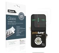 dipos I 2x Protection ecrán mat compatible avec TC Electronic POLYTUNE 3 Noir Verre souple Film Protecteur 9H