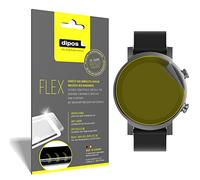 dipos I 3X Protection écran Compatible avec TicWatch E3 Smartwatch - Recouvre 100% de l'écran I 3D Full Coverfilms de Protection