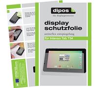 dipos I 3X Protection ecrán Mat Compatible avec Intenso Tab 734 Films de Protection d'écran
