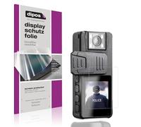 dipos I 4x Protection ecrán compatible avec Nastopee Bodycam Films de protection d'écran transparent