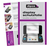 dipos I 4X Protection ecrán Compatible avec Nintendo 2DS XL Films de Protection d'écran Transparent (2X Avant & 2X arrière)