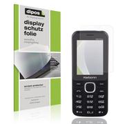 dipos I 4x Protection ecrán mat compatible avec Karbonn K595 Power Films de protection d'écran