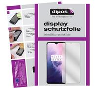 Dipos I 5X Film de protection d'écran transparent compatible avec OnePlus 7 (plus petit que le verre car ce film est bombé)