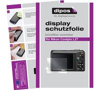 dipos I 6X Protection ecrán Compatible avec Nikon Coolpix L 27 Films de Protection d'écran Transparent