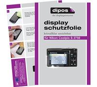 dipos I 6X Protection ecrán Compatible avec Nikon Coolpix S 2750 Films de Protection d'écran Transparent