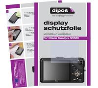 dipos I 6X Protection ecrán Compatible avec Nikon Coolpix S 9300 Films de Protection d'écran Transparent