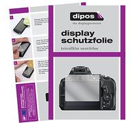 dipos I 6X Protection ecrán Compatible avec Nikon D 5600 Films de Protection d'écran Transparent