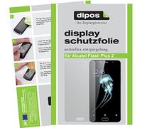 Dipos I Lot de 2 films de protection d'écran mats compatibles avec Alcatel Flash Plus 2