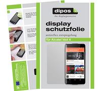 Dipos I Lot de 2 films de protection d'écran mats compatibles avec Alcatel Idol 4