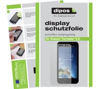 Dipos I Lot de 2 films de protection d'écran mats compatibles avec Kazam Tornado 2 5.0