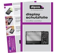 dipos I Lot de 5 films de protection d'écran transparents compatibles avec Sony Alpha 6600
