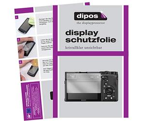 dipos I Lot de 5 films de protection d'écran transparents compatibles avec Sony Alpha 6600