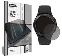 dipos I Privacy Filter Filtre de confidentialité compatible avec Samsung Galaxy Watch 4 Classic (42mm) Film protecteur d'écran anti-espion 4 Way Protection