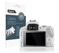 dipos I Protection ecrán Compatible avec Canon 200D Verre Souple Film Protecteur 9H