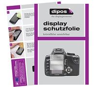 dipos I Protection ecrán Compatible avec Canon EOS 350D Films de Protection d'écran Transparent