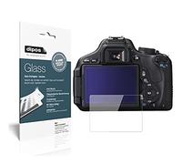 dipos I Protection ecrán Compatible avec Canon EOS 750D Verre Souple Film Protecteur 9H
