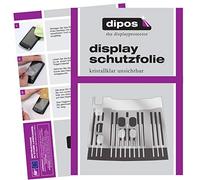 dipos I Protection ecrán Compatible avec De Longhi Dinamica Plus ECAM 370.95 S Tropfblech Films de Protection d'écran Transparent