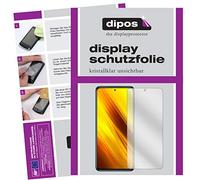 dipos I Protection ecrán Compatible avec Poco X3 NFC Films de Protection d'écran Transparent