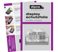 dipos I Protection ecrán Compatible avec Siemens EQ6 300 Tropfblech Films de Protection d'écran Transparent