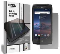 dipos I Protection écran de Confidentialité Compatible avec Crosscall Trekker X4 Protecteur d'écran Privacy Anti-Espion