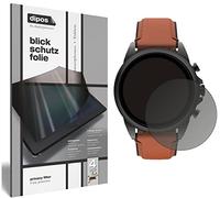 dipos I Protection écran de Confidentialité Compatible avec Fossil Gen 6 (44 mm) Smartwatch Protecteur d'écran Privacy Anti-Espion
