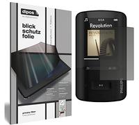 dipos I Protection écran de Confidentialité Compatible avec Philips SA4VBE04KN12 GoGear Vibe Protecteur d'écran Privacy Anti-Espion