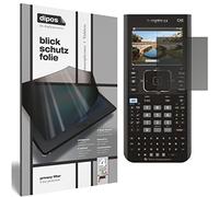 dipos I Protection écran de Confidentialité Compatible avec Texas Instruments TI Nspire CX Cas Taschenrechner Protecteur d'écran Privacy Anti-Espion