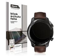 dipos I Protection écran de Confidentialité Compatible avec Ticwatch Pro 3 Ultra Protecteur d'écran Privacy Anti-Espion