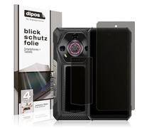 dipos I Protection écran de Confidentialité compatible avec Ulefone Armor 30 Pro (inkl. Rückseite) Protecteur d'écran Privacy Anti-Espion