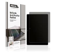 dipos I Protection écran de Confidentialité Compatible avec ZTE Blade X10 Pro Protecteur d'écran Privacy Anti-Espion
