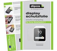 dipos Lot de 6 films de protection d'écran mats compatibles avec Sony Smartwatch 3 films de protection d'écran