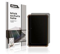 dipos Protection écran anti-espion pour Blackview Active 8 Pro | Film mat, filtre de confidentialité 4 directions, sur mesure, anti-rayures, sans bulles, adhésion sans colle