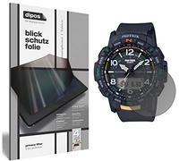 dipos Protection écran anti-espion pour Casio PRT-B50 Pro Trek | Film mat, filtre de confidentialité 4 directions, sur mesure, anti-rayures, sans bulles, adhésion sans colle