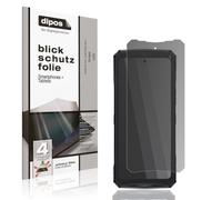 dipos Protection écran anti-espion pour Doogee S300 | Film mat, filtre de confidentialité 4 directions, sur mesure, anti-rayures, sans bulles, adhésion sans colle
