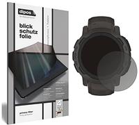 dipos Protection écran anti-espion pour Garmin Instinct 2 (45mm) | Film mat, filtre de confidentialité 4 directions, sur mesure, anti-rayures, sans bulles, adhésion sans colle