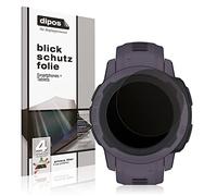 dipos Protection écran anti-espion pour Garmin Instinct 2S (40mm) | Film mat, filtre de confidentialité 4 directions, sur mesure, anti-rayures, sans bulles, adhésion sans colle
